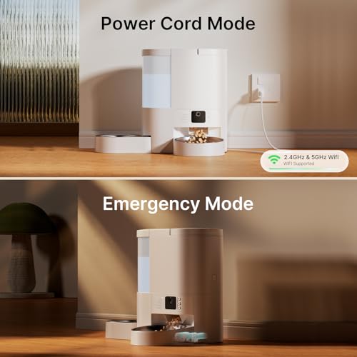 2-in-1 Smart Cat Feeder with 2K Camera & Water Dispenser