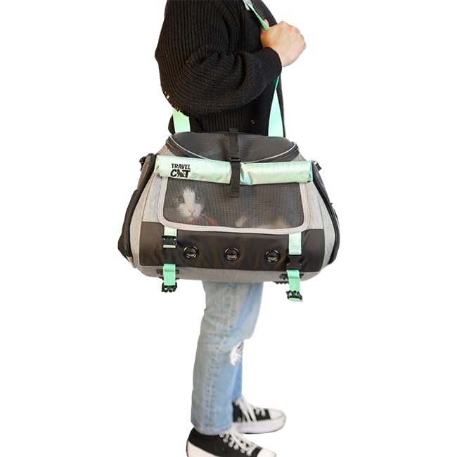 Airline-Approved Soft-Sided Cat Carrier Backpack