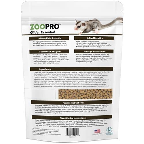 Exotic Nutrition Coconut Glider Essential Food, Zero Fillers