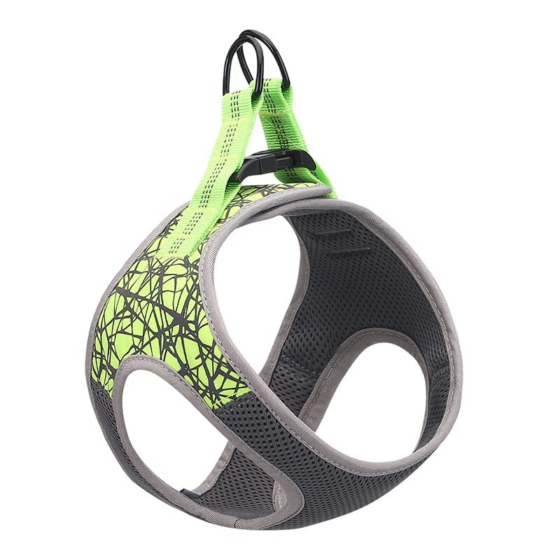 Reflective No-Pull Nylon Harness for Small Dogs