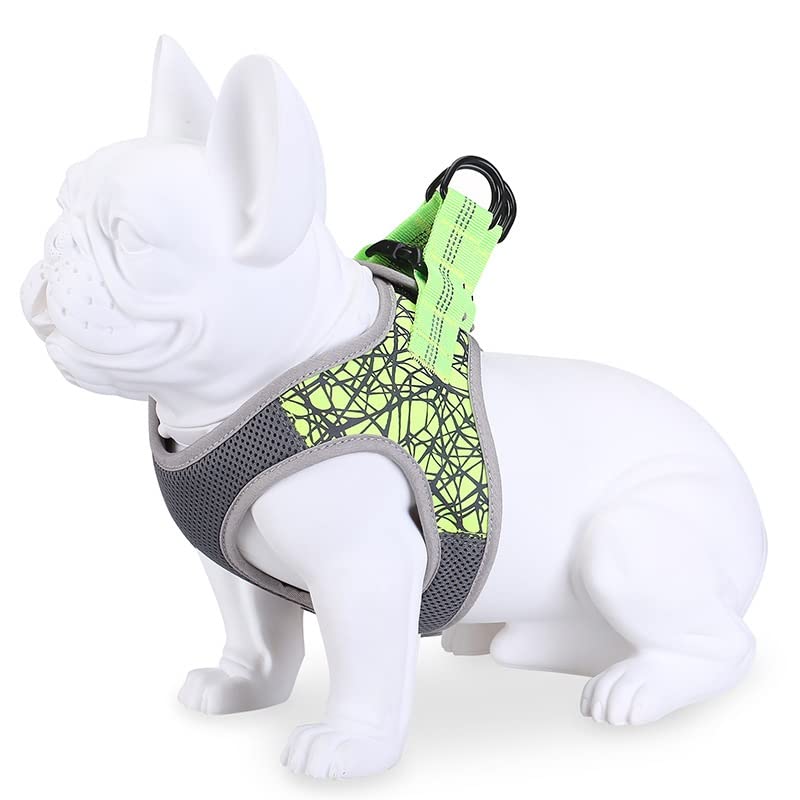 Reflective No-Pull Nylon Harness for Small Dogs