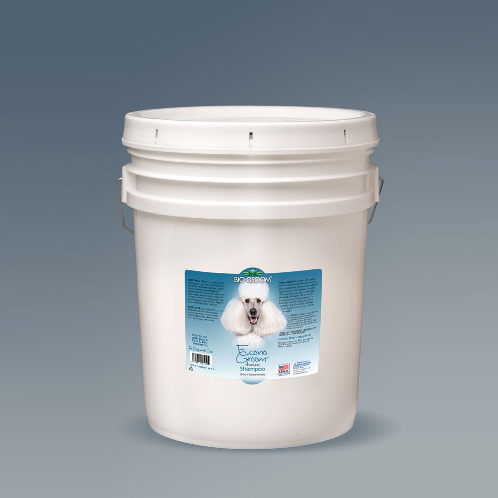 Bio-Groom Econo-Groom Tearless Pet Shampoo, 5 Gallons