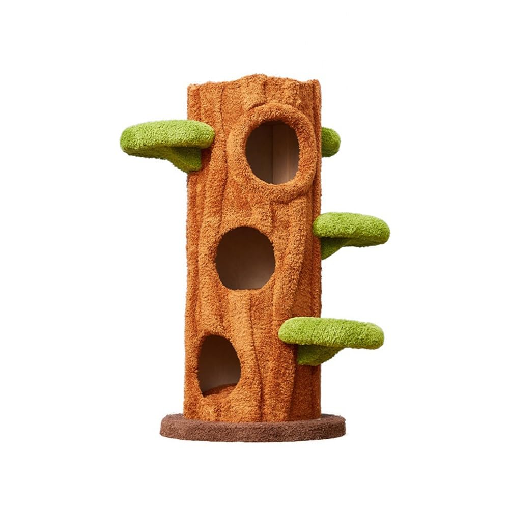 Multi-Level Cat Tower with Scratching Post, Nest & Toys