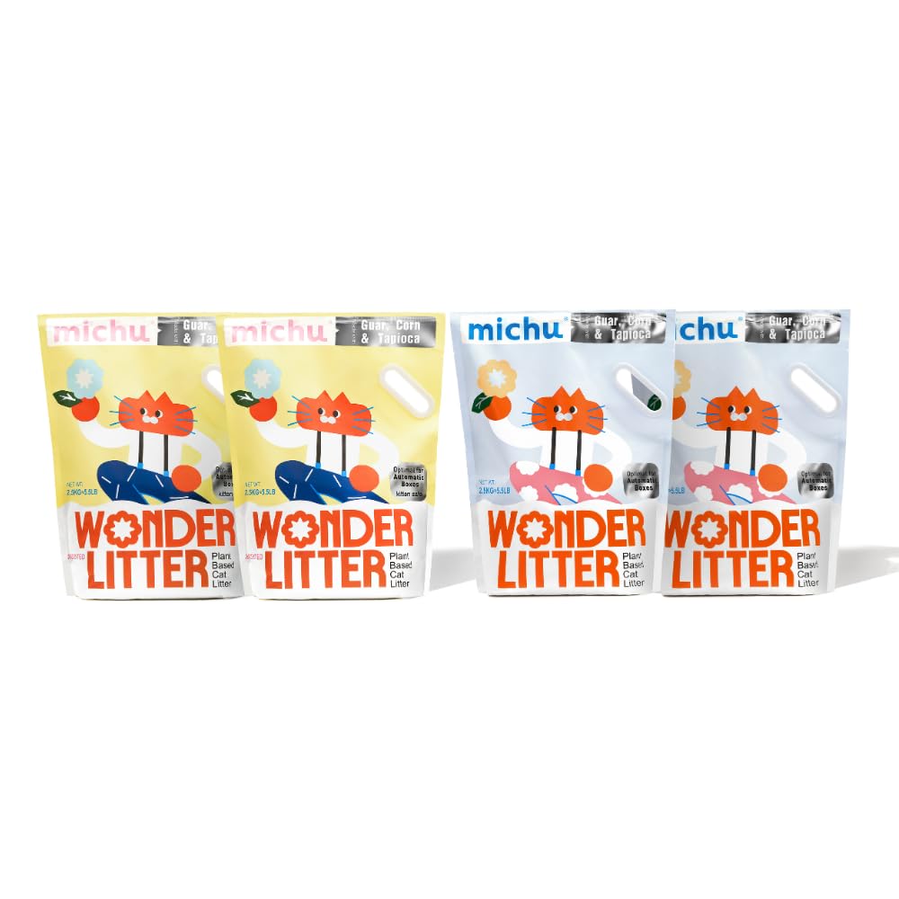 Michu Wonder Plant-Based Cat Litter for Automatic Boxes