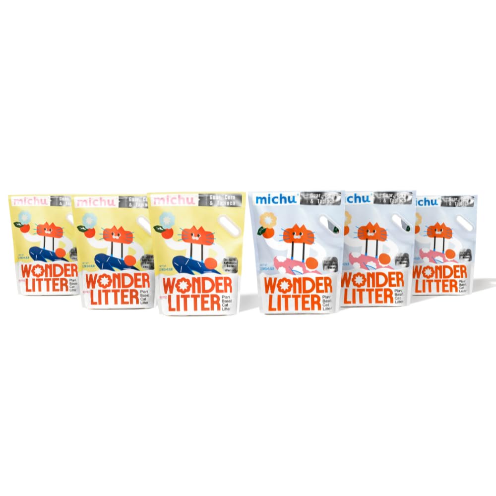 Michu Wonder Plant-Based Cat Litter for Automatic Boxes