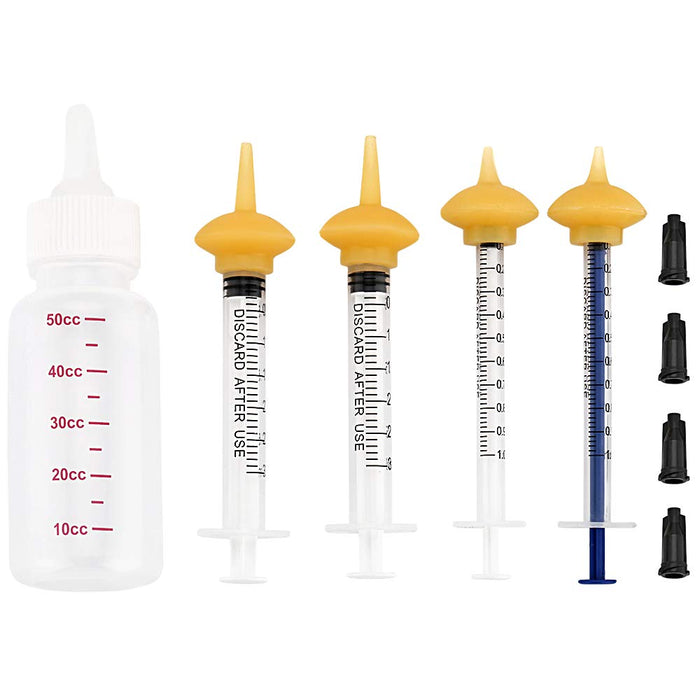 Xuanda Feeding Bottle & Syringe Kit for Small Pets