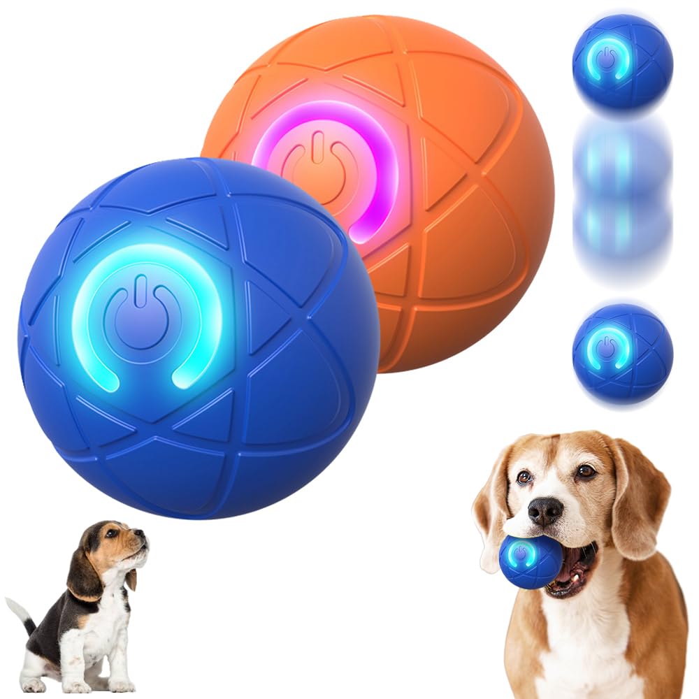 Automatic Rolling & Bouncing Ball Toy for Dogs & Cats