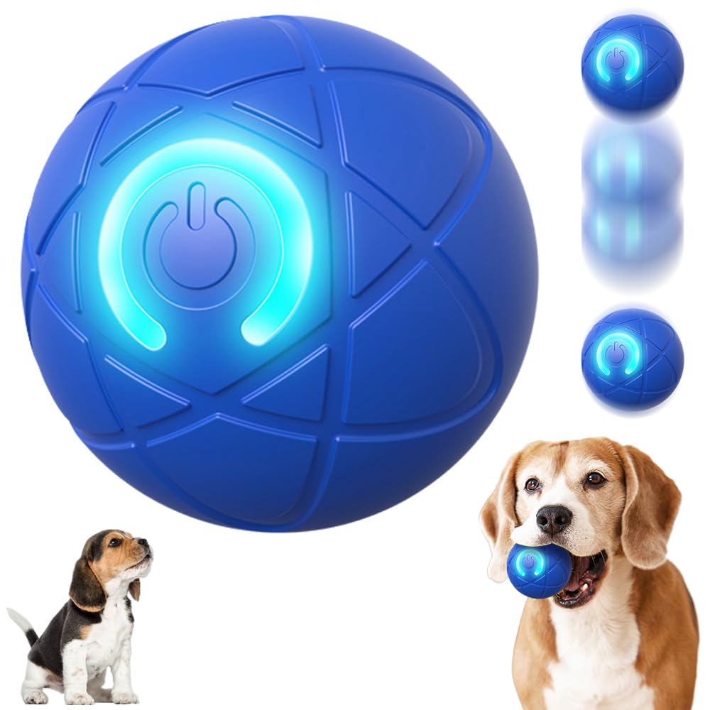 Automatic Rolling & Bouncing Ball Toy for Dogs & Cats