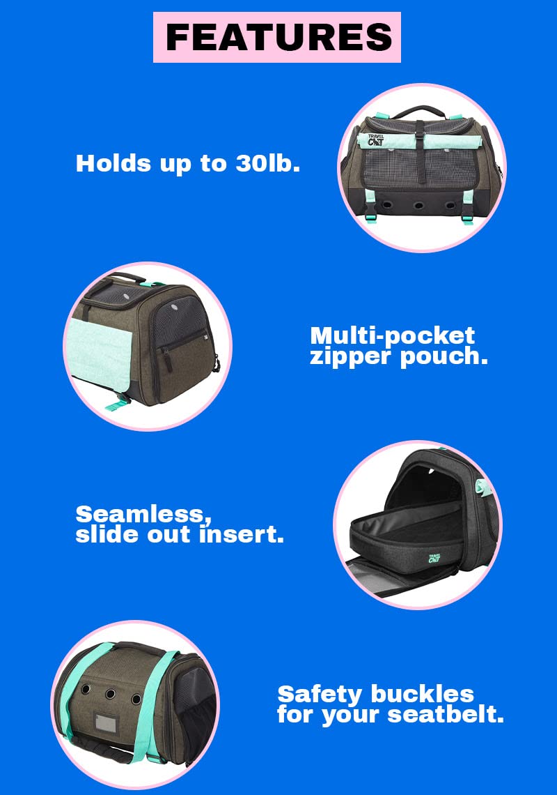 Airline-Approved Soft-Sided Cat Carrier Backpack