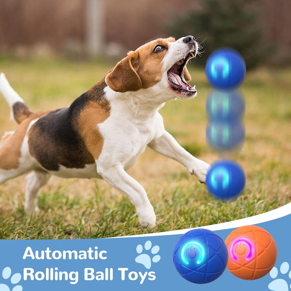Automatic Rolling & Bouncing Ball Toy for Dogs & Cats