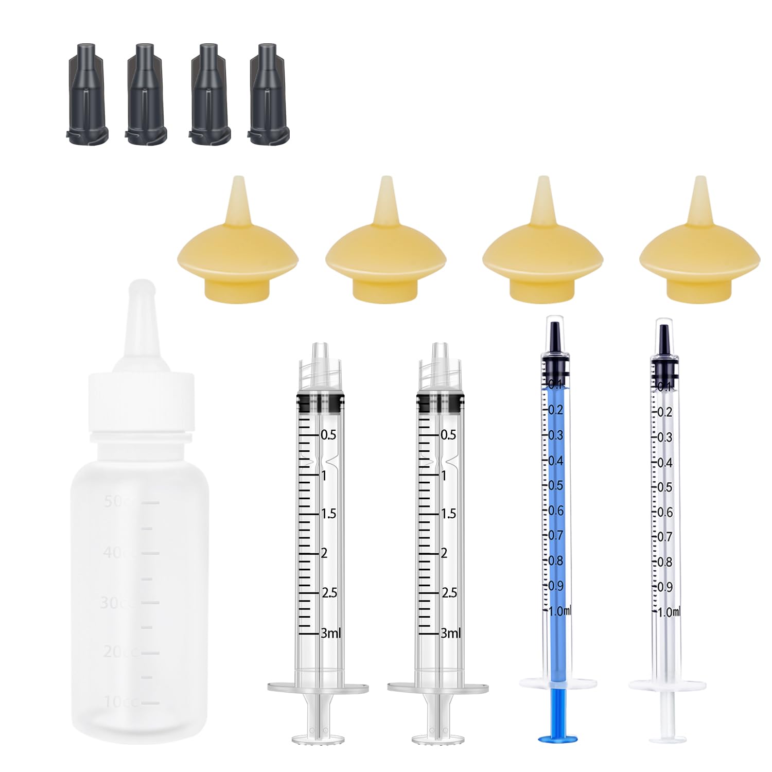 Xuanda Feeding Bottle & Syringe Kit for Small Pets