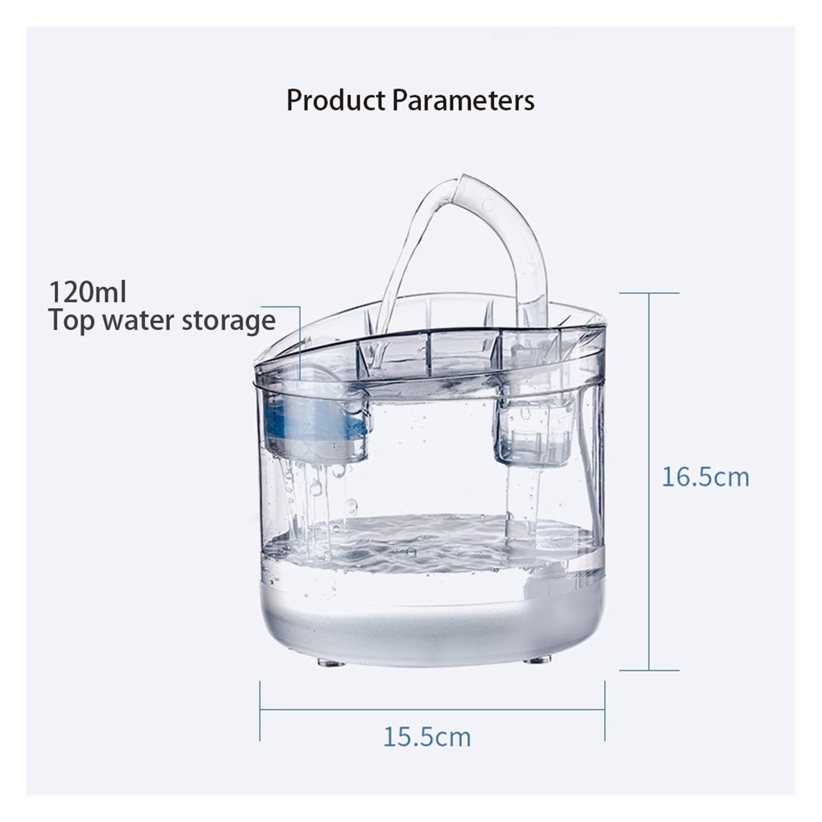 Automatic Sensor Water Fountain for Cats & Small Pets