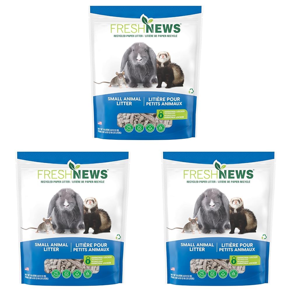 Fresh News Recycled Paper Bedding & Litter for Small Pets