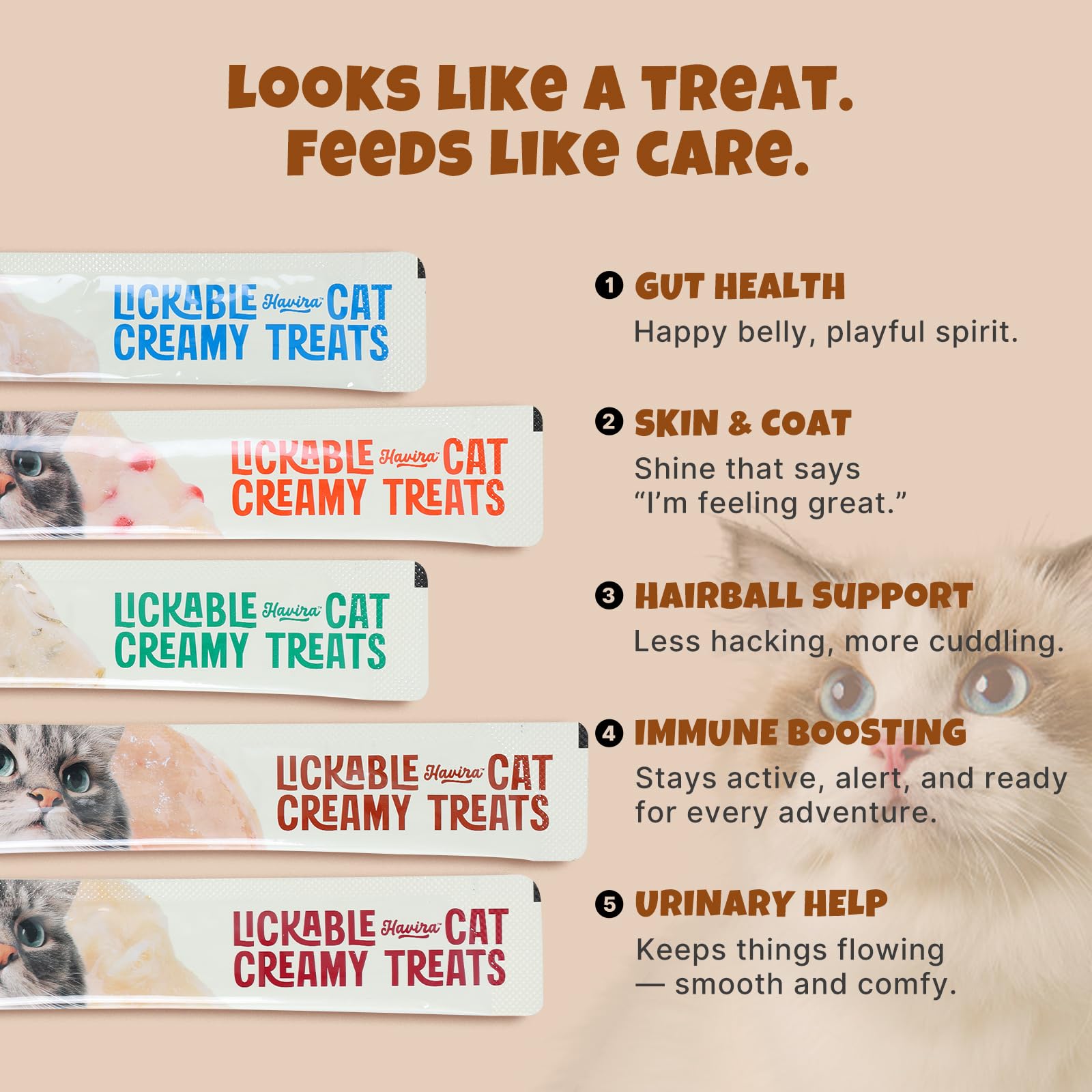 Havira Healthy Cat Treats for Daily Training Rewards