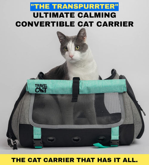 Airline-Approved Soft-Sided Cat Carrier Backpack