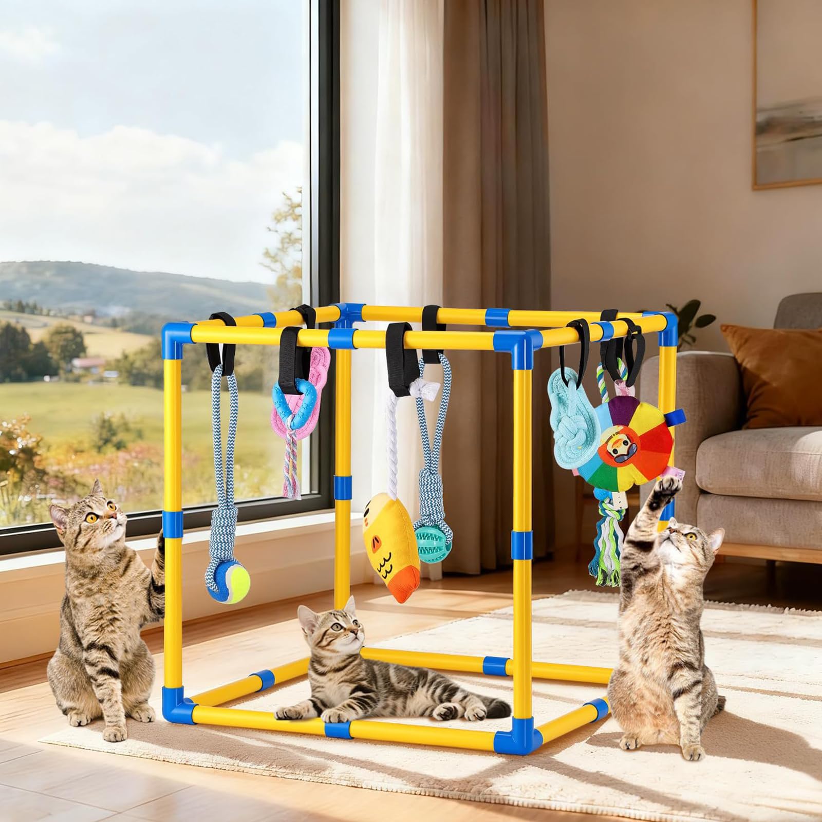 8-Piece Modular Hamster Activity Gym and Play Frame