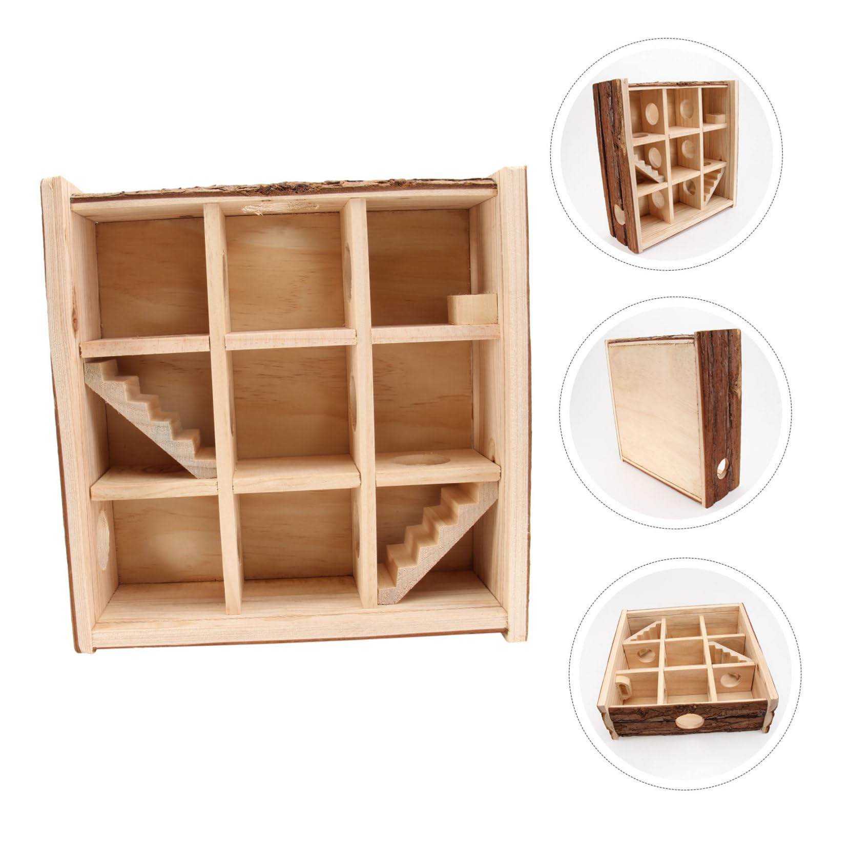 MERRYHAPY Interactive Hamster Maze Tunnel Activity Toy