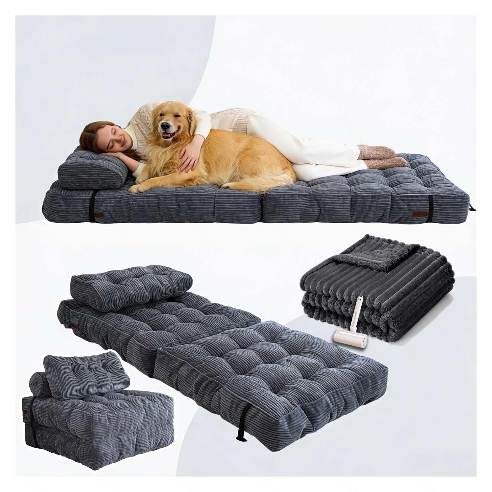 Seasonal Warm Pet Bed & Blanket for Dogs and Cats