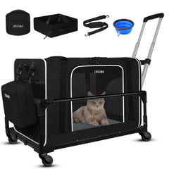 Petskd Extra-Large Cat Carrier for Large Cats, 24 Inches