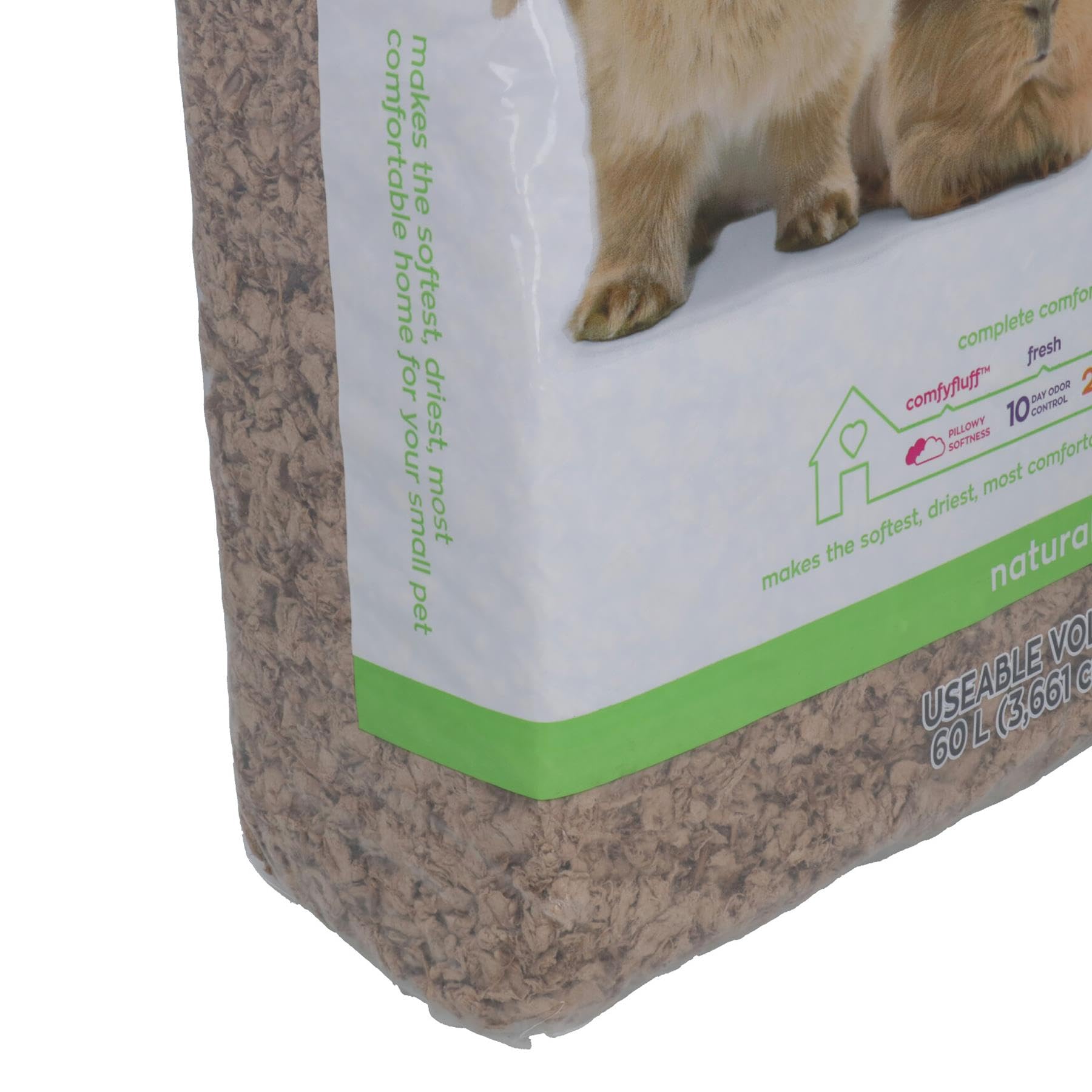 AB Tools Natural Dust-Free Small Animal Cage Bedding, 60L