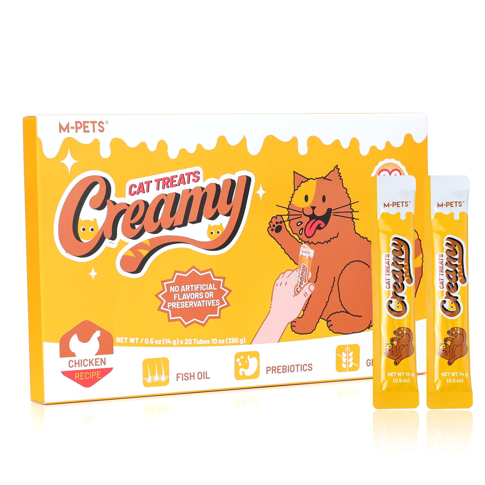 Mpets Healthy Cat Treats for Training & Daily Rewards
