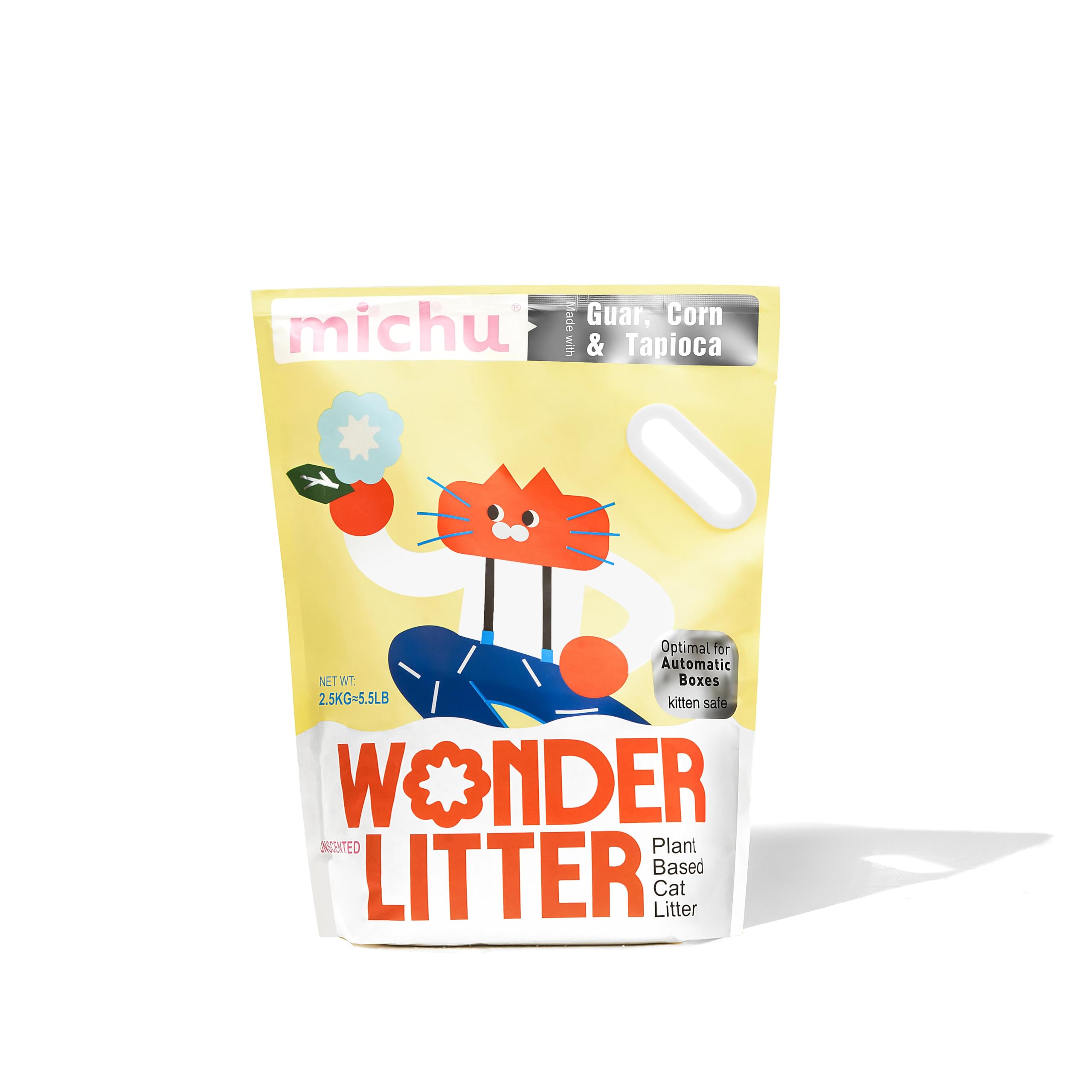 Michu Wonder Plant-Based Cat Litter for Automatic Boxes