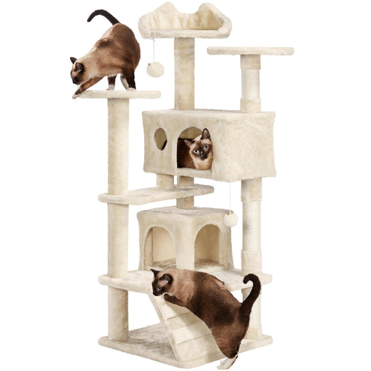 Yaheetech Cat Tree Tower with Condo & Scratching Post