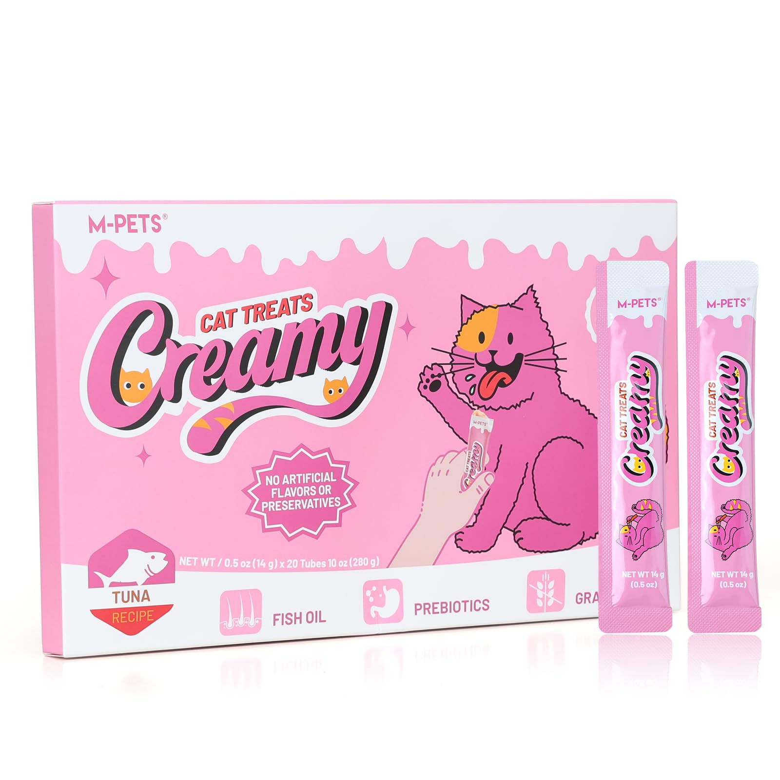 Mpets Healthy Cat Treats for Training & Daily Rewards