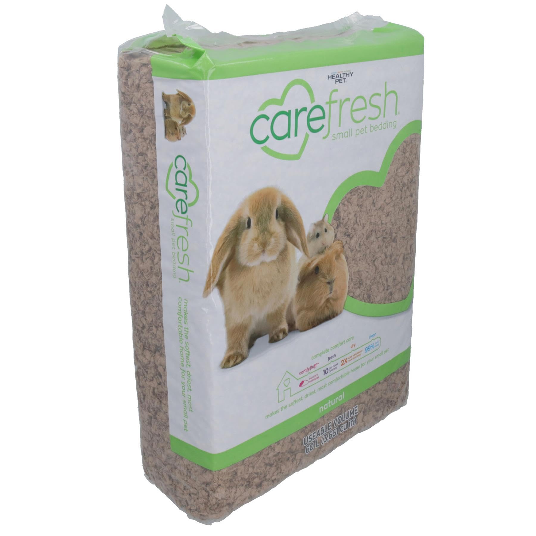 AB Tools Natural Dust-Free Small Animal Cage Bedding, 60L
