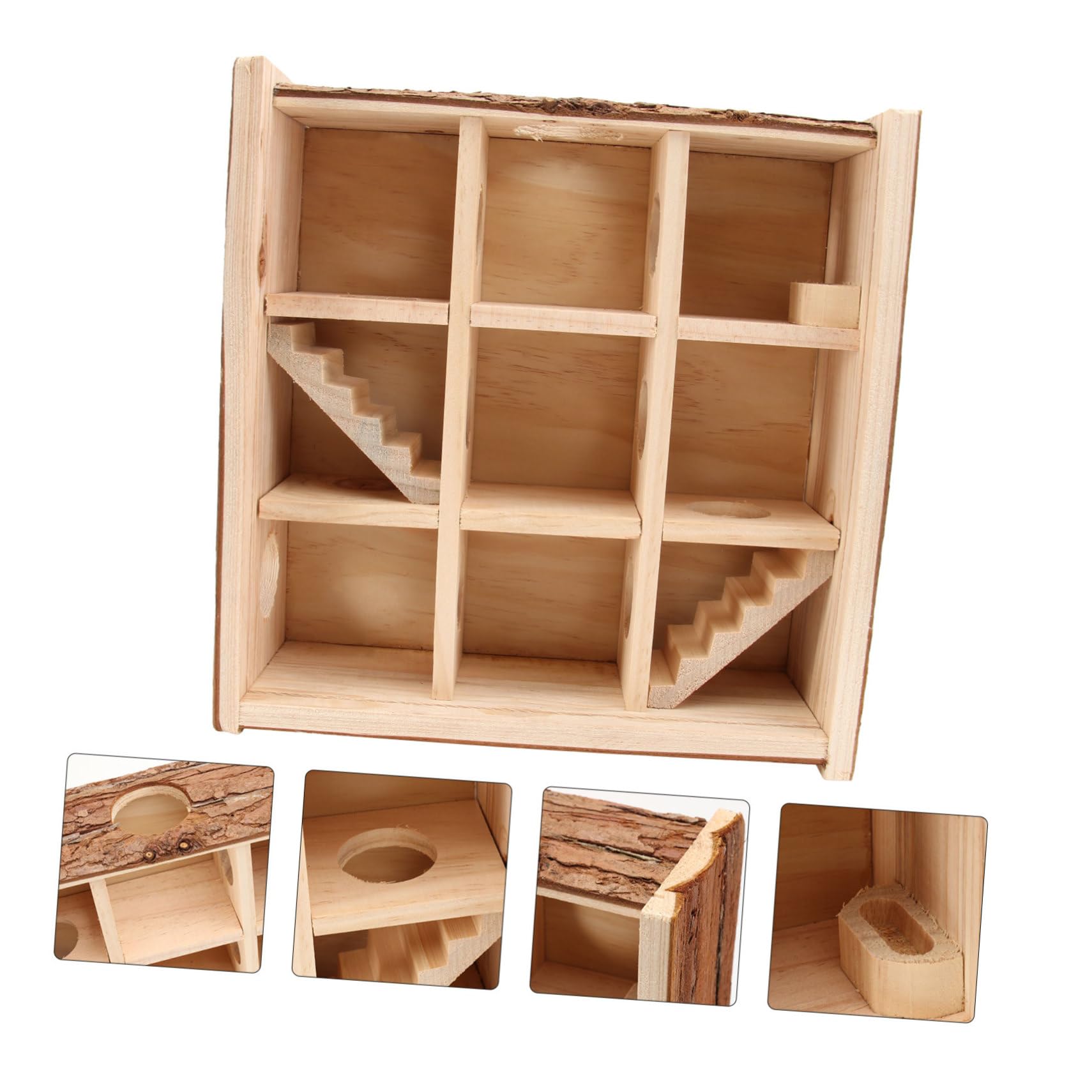 MERRYHAPY Interactive Hamster Maze Tunnel Activity Toy