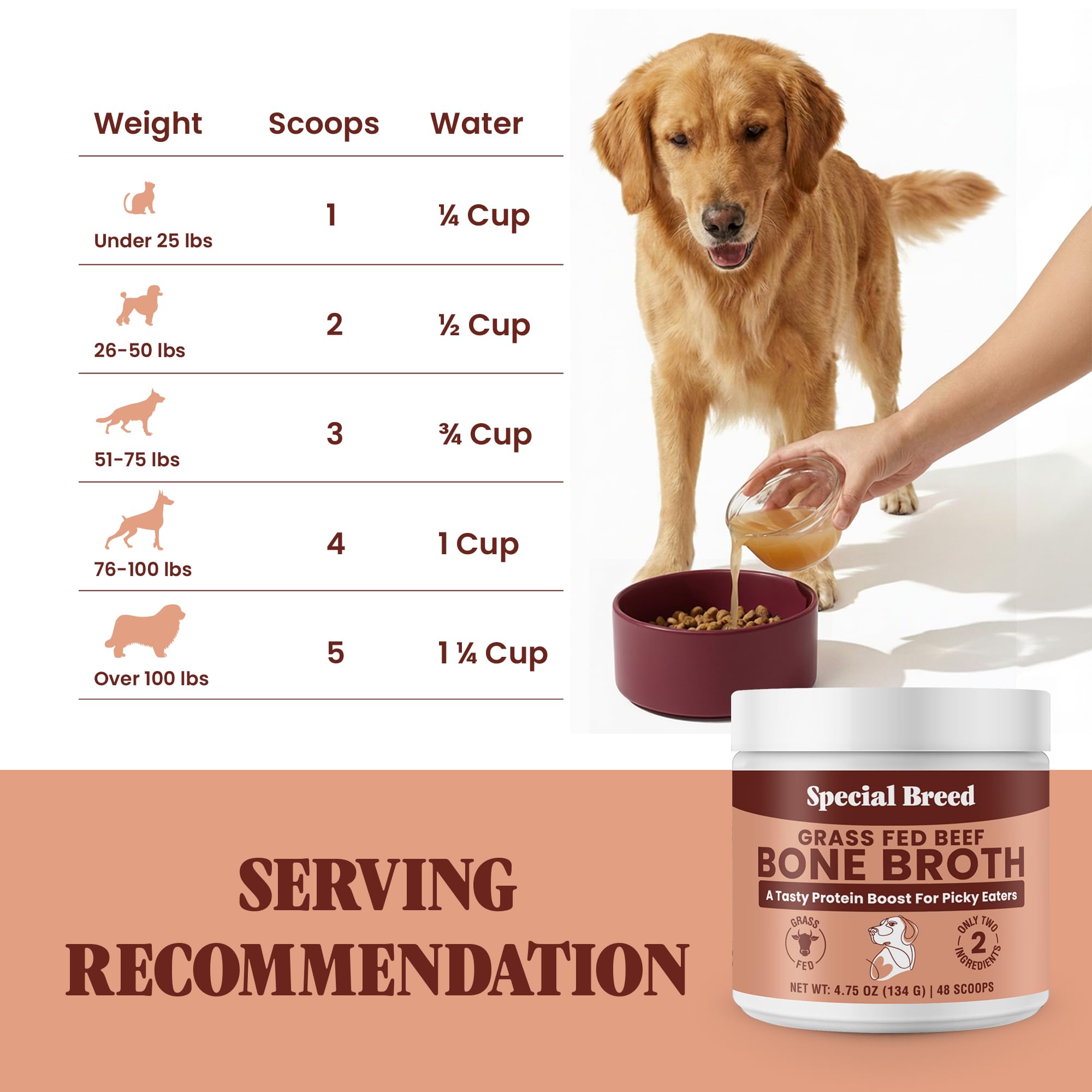 Special Breed Bone Broth Supplement for Dogs & Cats