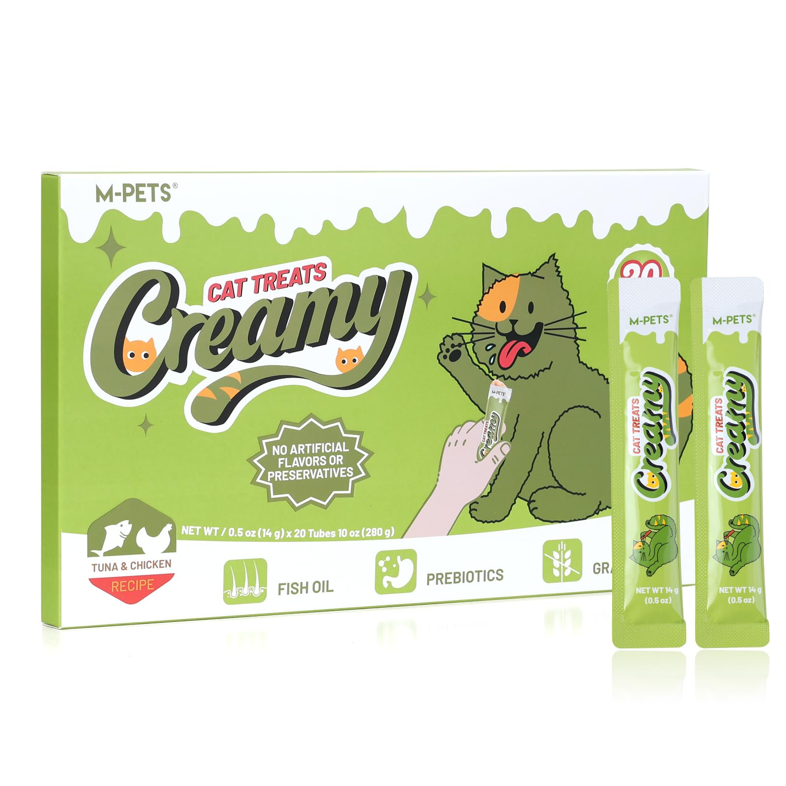 Mpets Healthy Cat Treats for Training & Daily Rewards