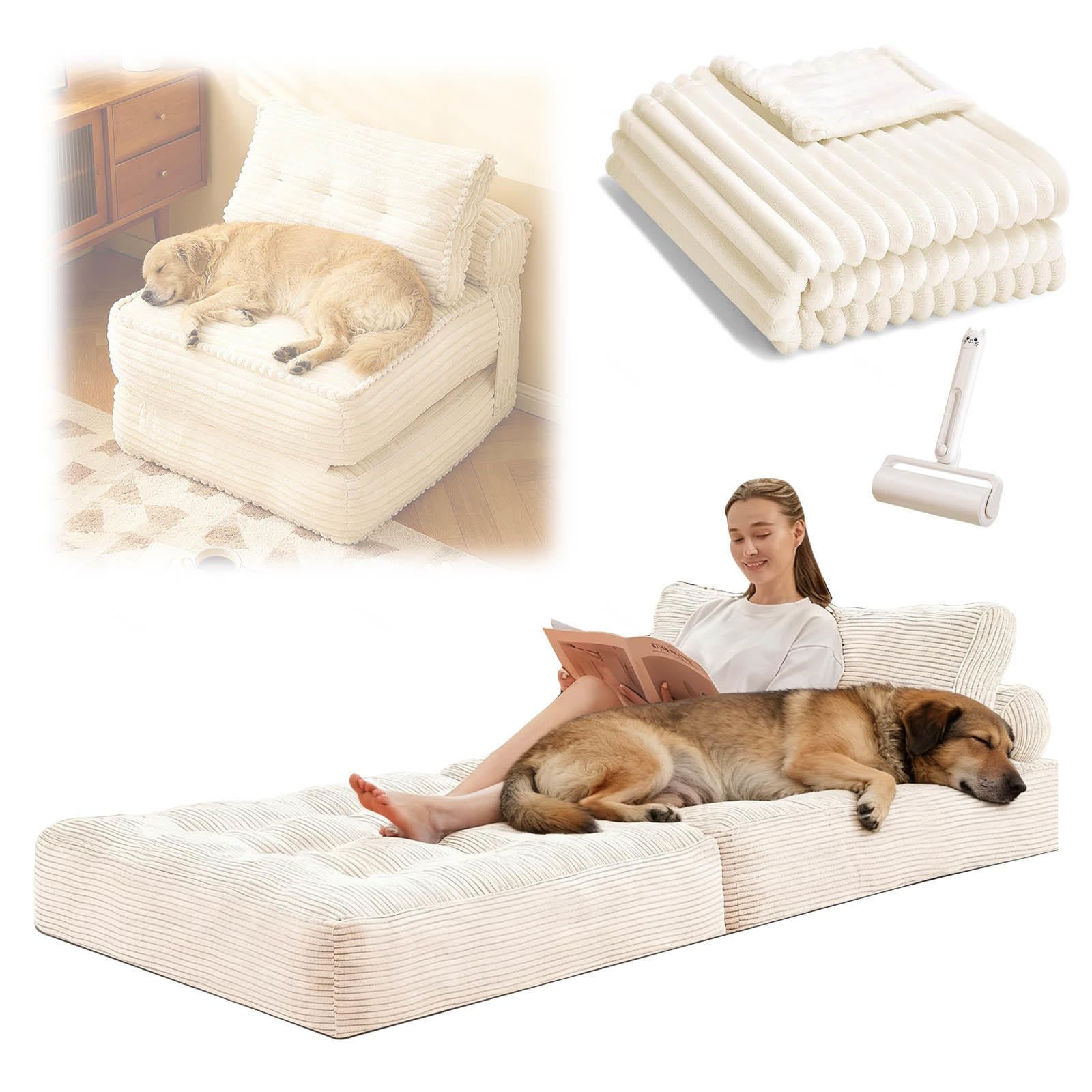 Seasonal Warm Pet Bed & Blanket for Dogs and Cats