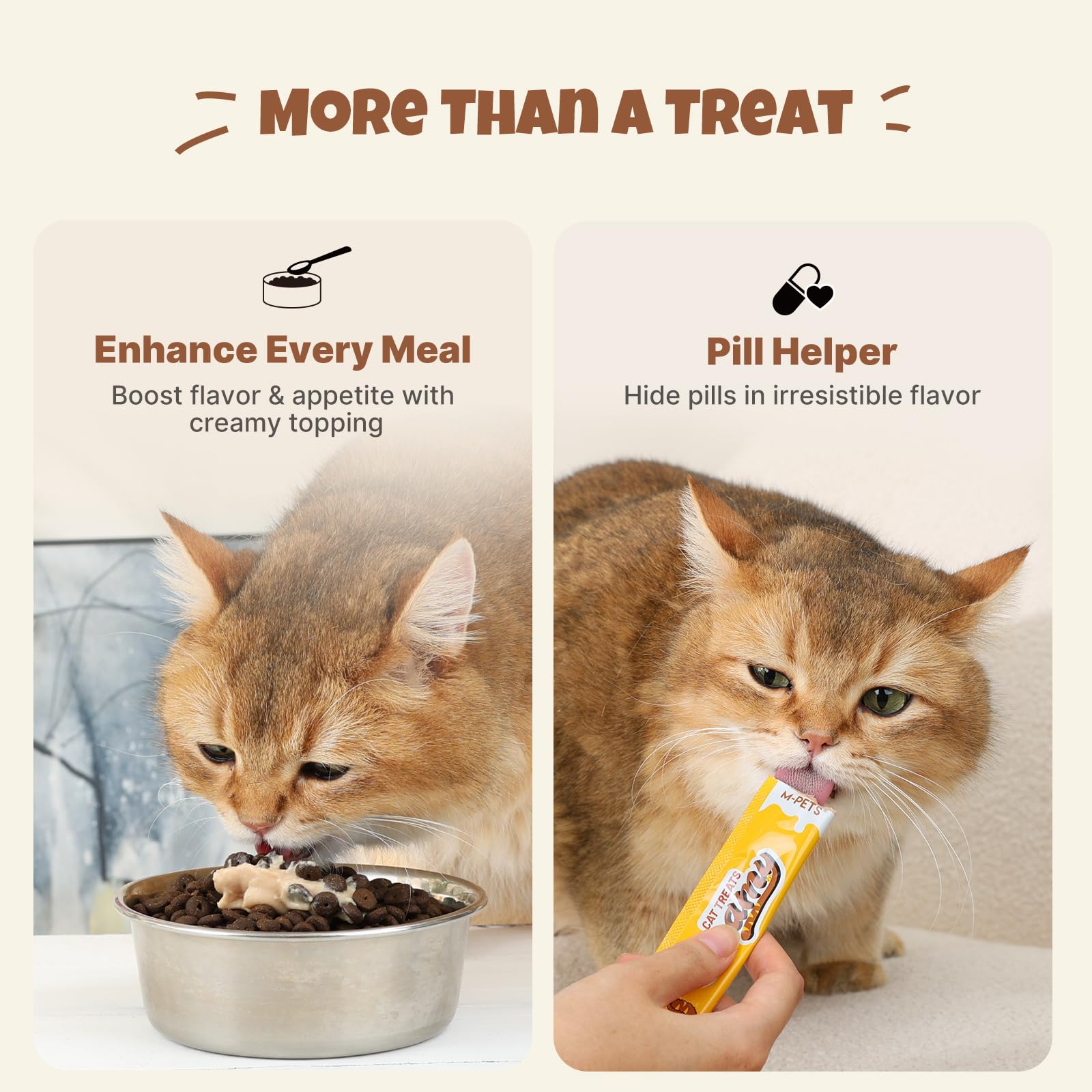 Mpets Healthy Cat Treats for Training & Daily Rewards