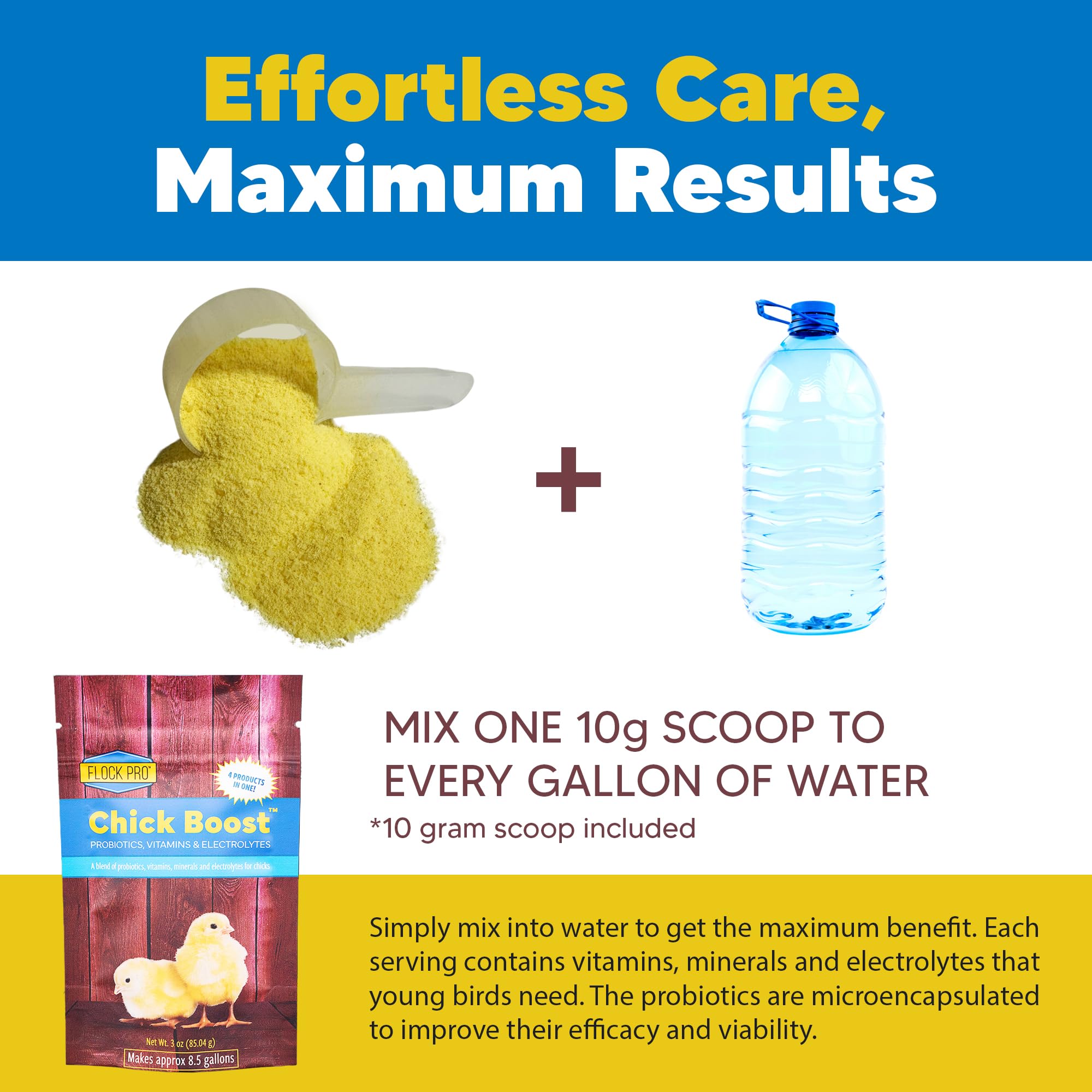 Equerry's Flock PRO Probiotic Supplement for Poultry