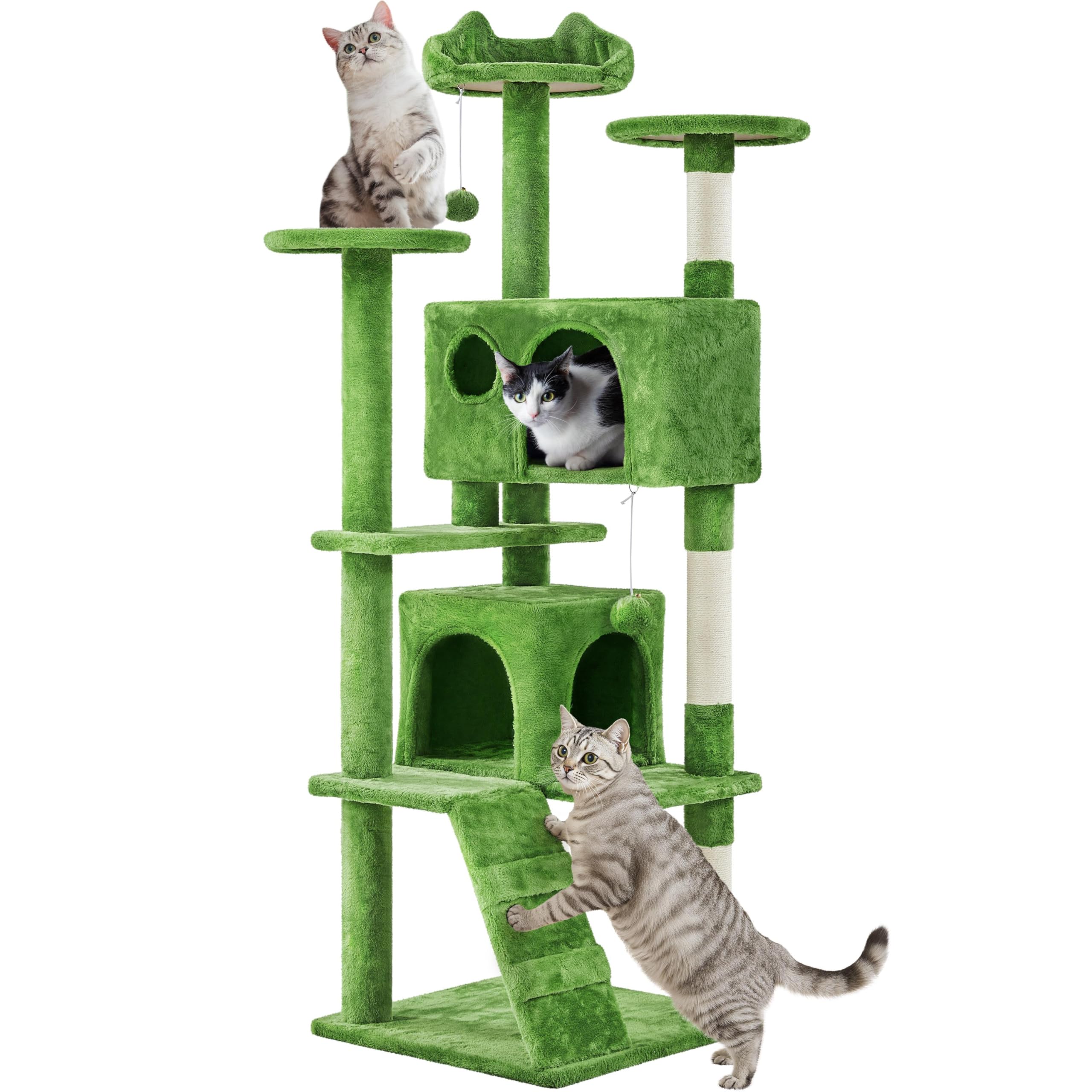 Yaheetech Cat Tree Tower with Condo & Scratching Post