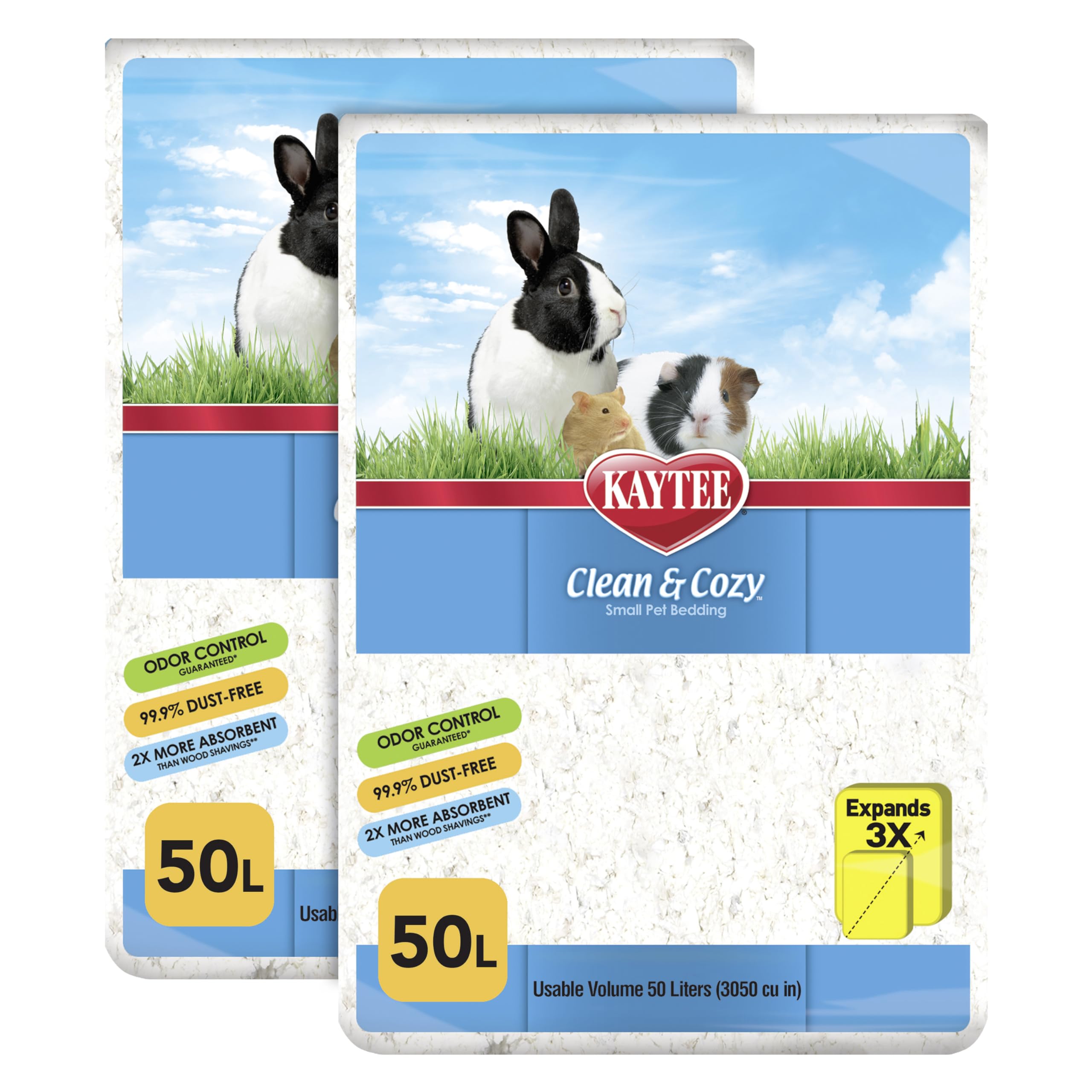 Kaytee Clean & Cozy White Paper Bedding for Small Pets