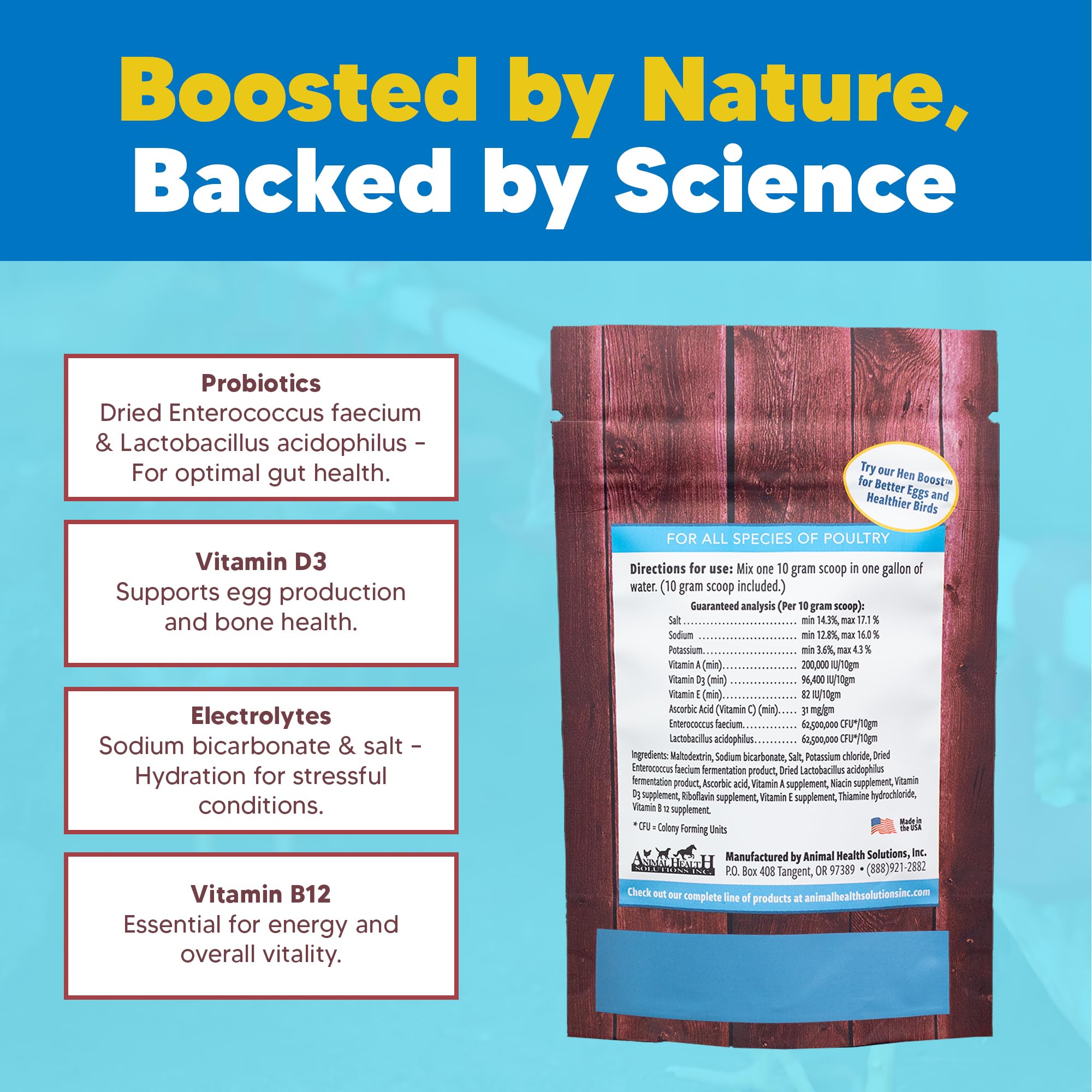 Equerry's Flock PRO Probiotic Supplement for Poultry